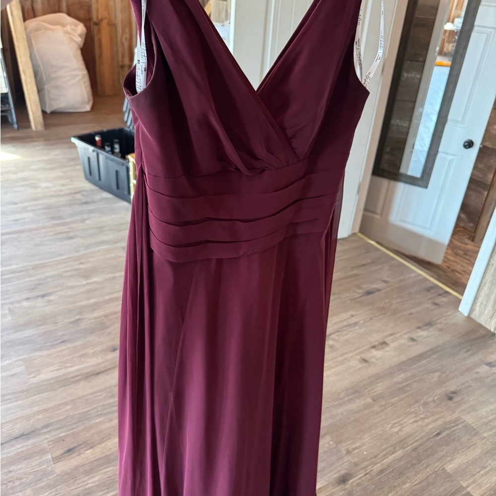 Celebrate It Burgundy Wedding Dress